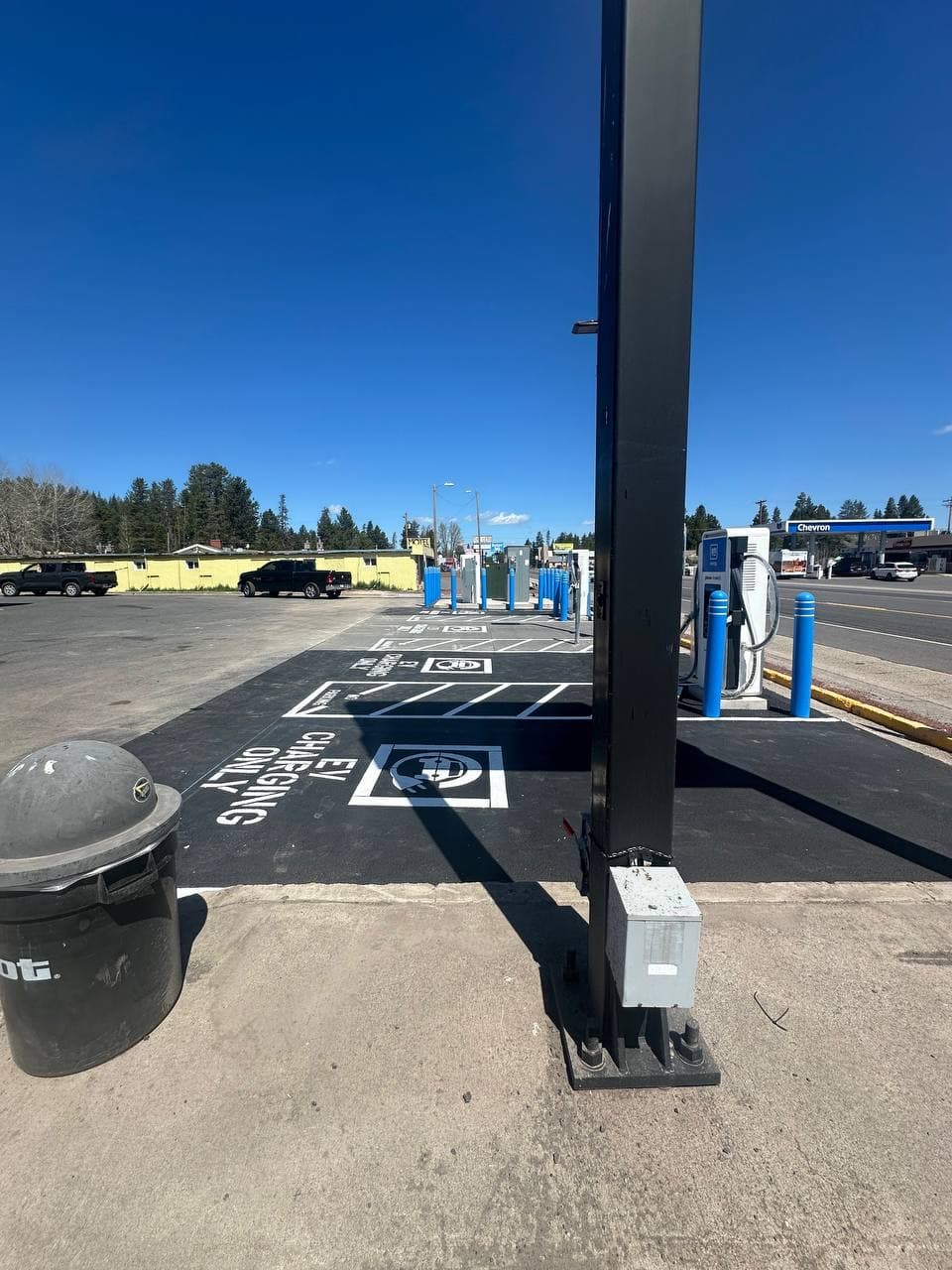 EV station equipment detail