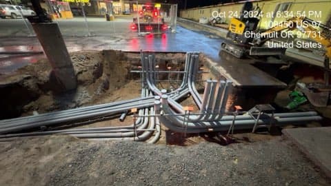 Underground work detail