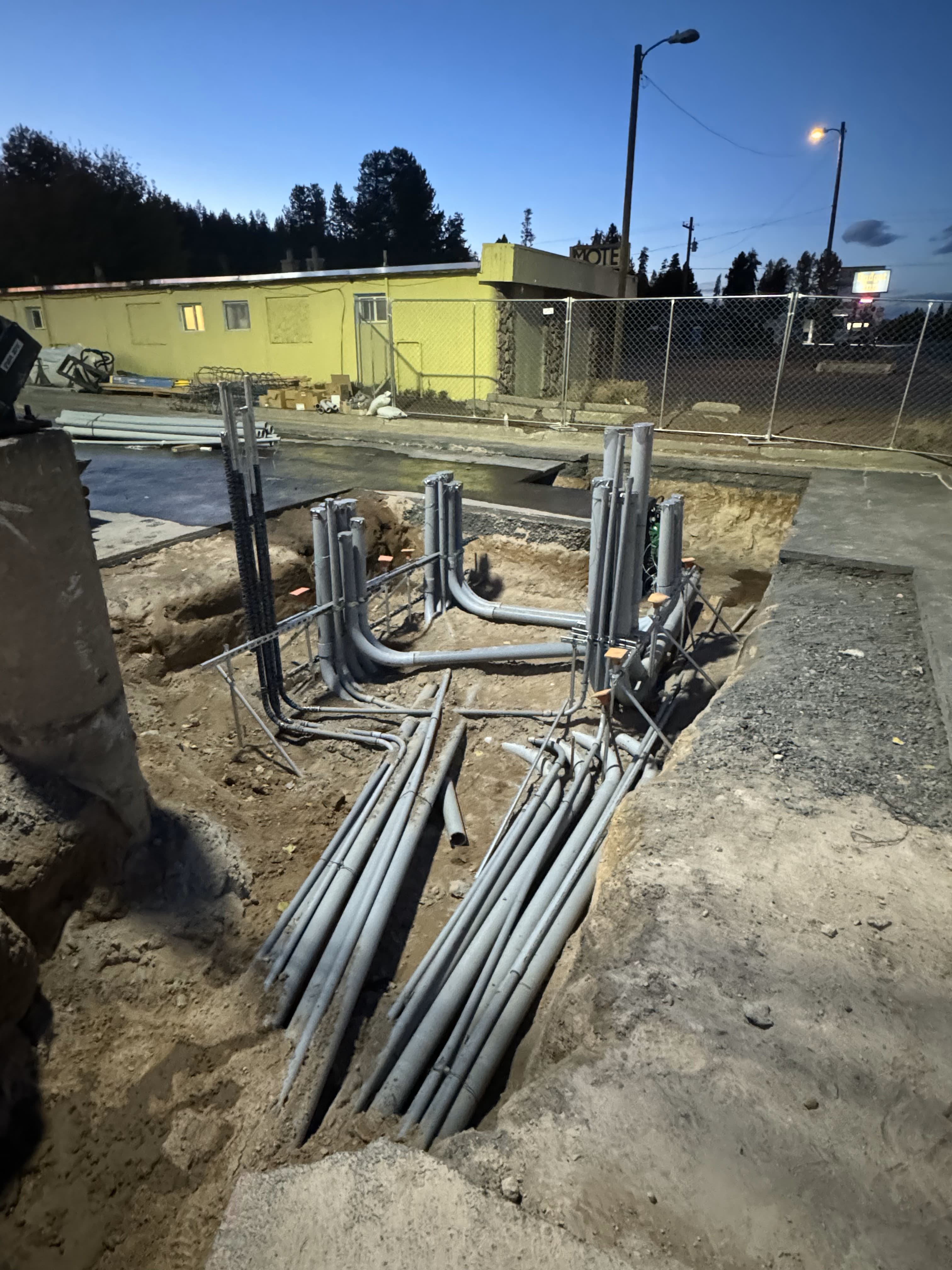 Final trench section