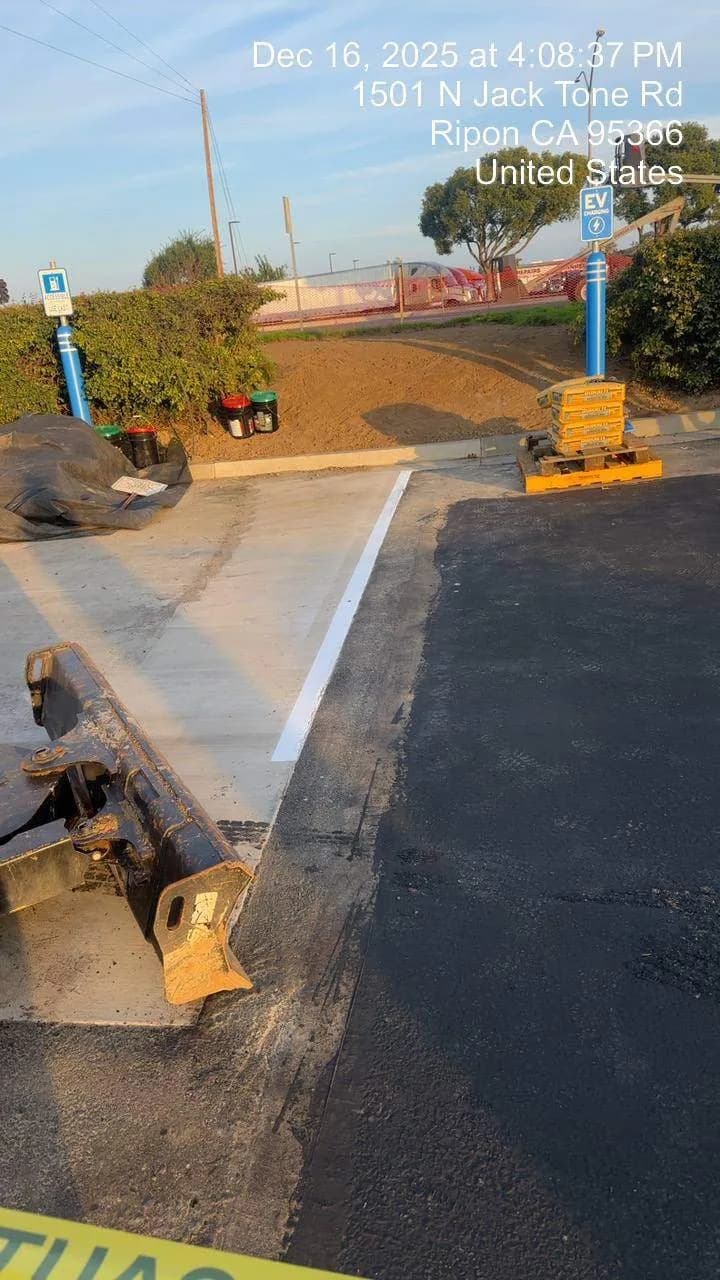 Trench section complete