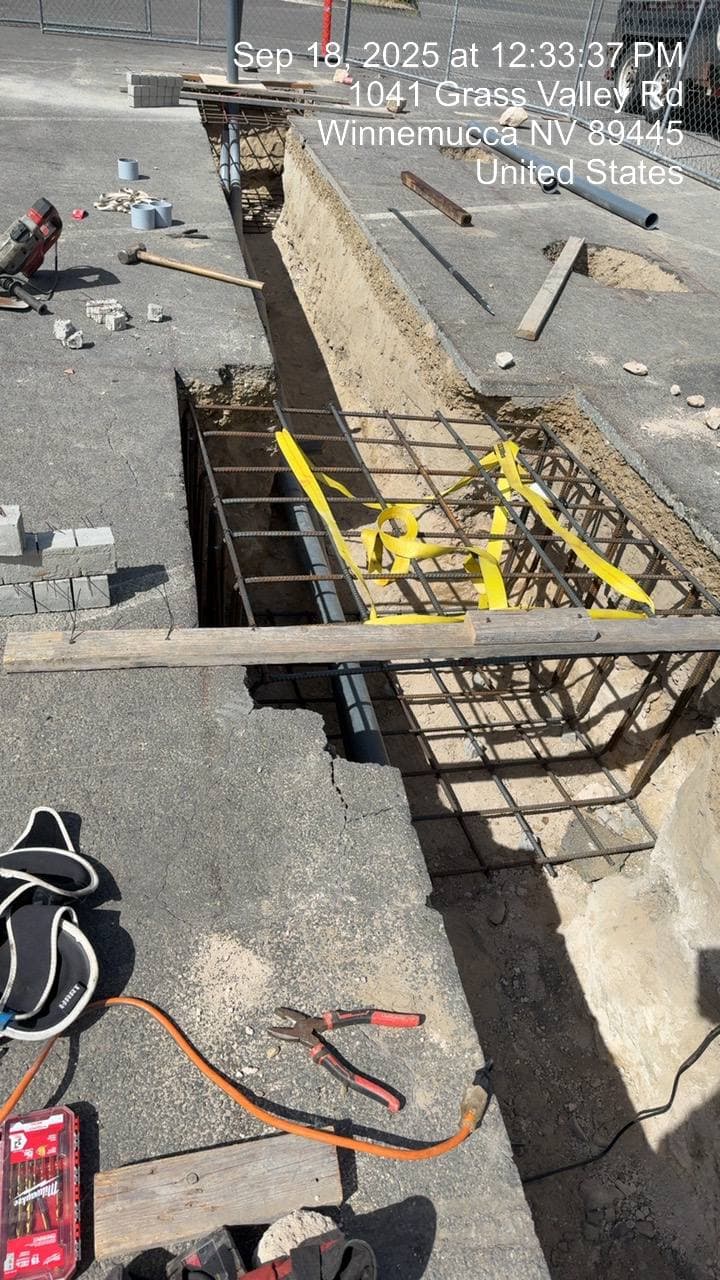 Trench continuation