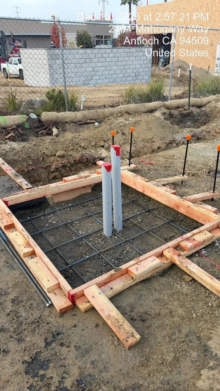 EV station electrical work