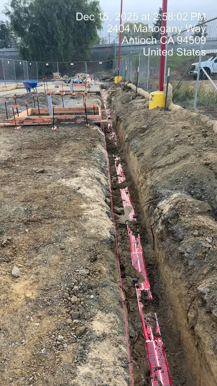 Site restoration after trenching