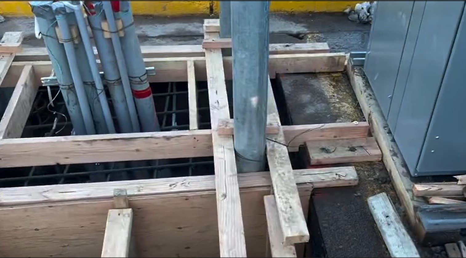 Construction site overview