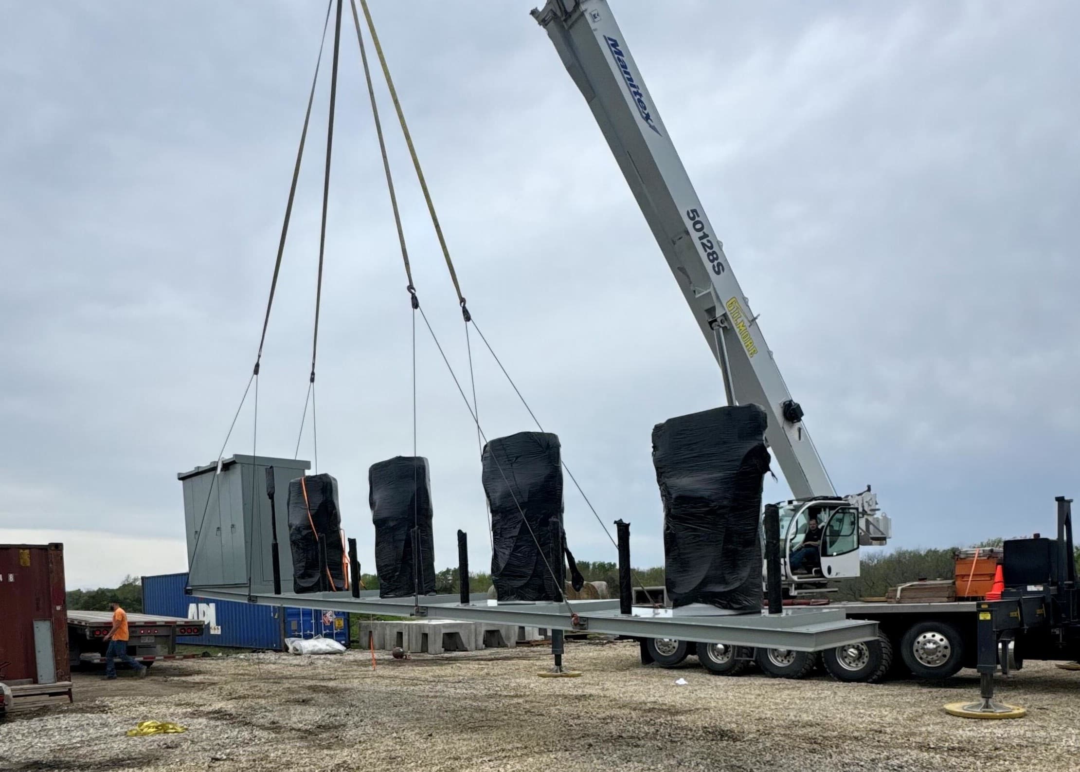Equipment transport on highway