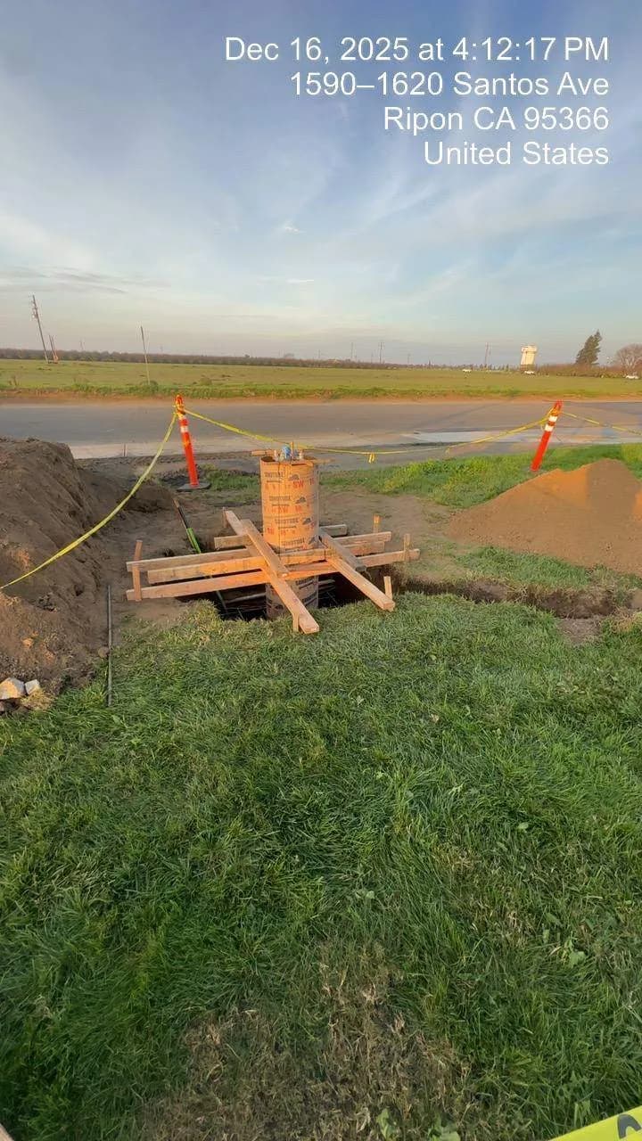 Start of trenching operation